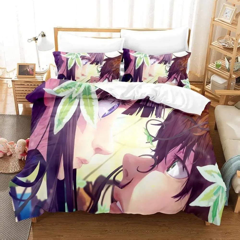 New Hyouka Bedding Set Single Twin Full Queen King Size Bed Set Adult Kid Bedroom Duvet cover Sets 3D Print Anime Bed Sheet Set