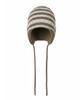 Leoninghai Striped Earflap Beanie [Beige]