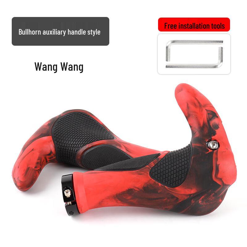Lishi Mountain Bike Rubber Horn Handlebar Grips Standard