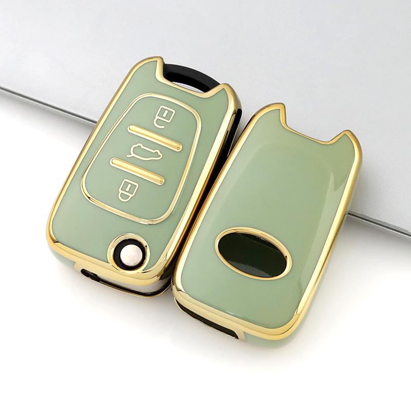 Car Key Cover Case Shell for Kia Rio K7 K5 Sportage Sorento Fashion Soft TPU For Hyundai Elantra Azera I20 I30 Veracruz Veloster