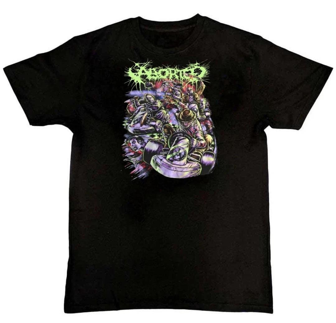Retro ABORTED Graphic Print Unisex Mens T-Shirt S M L XL 2 3 4 XL XXXL