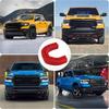 Car Front Tow Hooks Covers Hitch Cover Car Tow Hooks Covers for RAM 1500 2019-2024 Vehicle Spare Parts Easily Install