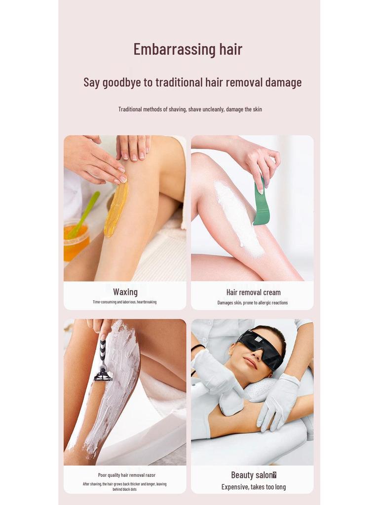 Dual-Head Electric Shaver for Men and Women - Home Hair Removal Device