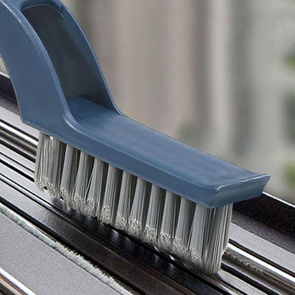 2Pcs Hard Bristle Crevice Cleaning Brush Plastic Tile Gap Brush Floor Seam Brush  Kitchen Gadgets