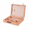 Art Storage Box with Dividers Slim Toolbox Secure for Desktop, Studio
