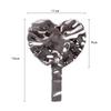 Portable Handheld Makeup Mirror Water Ripple Eyelash Extension Tool Electroplate Mirror Love Shape Beauty Accessories