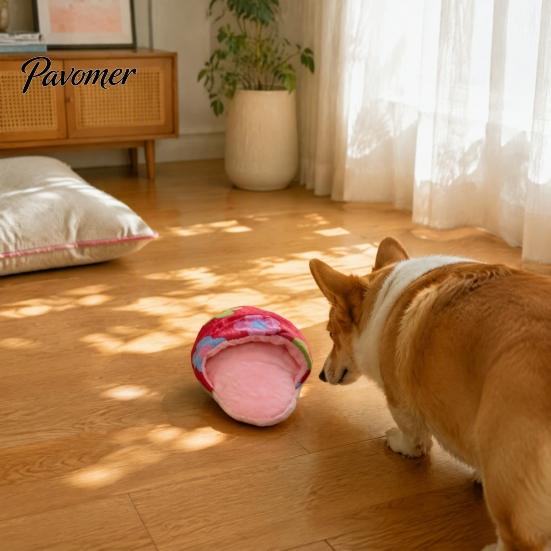 Soft Stuffed Slippers for Pets Slipper Dog Toy, Plush Squeaky Chew Interactive Toys Puppy Teething Toy Small Medium Dogs Fetch Play
