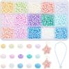 NEW 3mm Size Jewelry Making Beads Candy Color DIY Seed Bead Set Regular Shape Beads Necklace Making