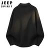 JEEP SPIRIT Men's Premium Polo Collar Knit Sweater