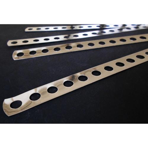 Waki Sangyo Stainless Steel Flexible Plate, Reinforcement Fitting, Joint Fitting, Connecting Fitting, 150mm, BK-231