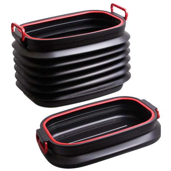 MUQZI Sports Accessory Multifunction Folding Car Auto Trunk Storage Box Can Organizer Bucket with Lid