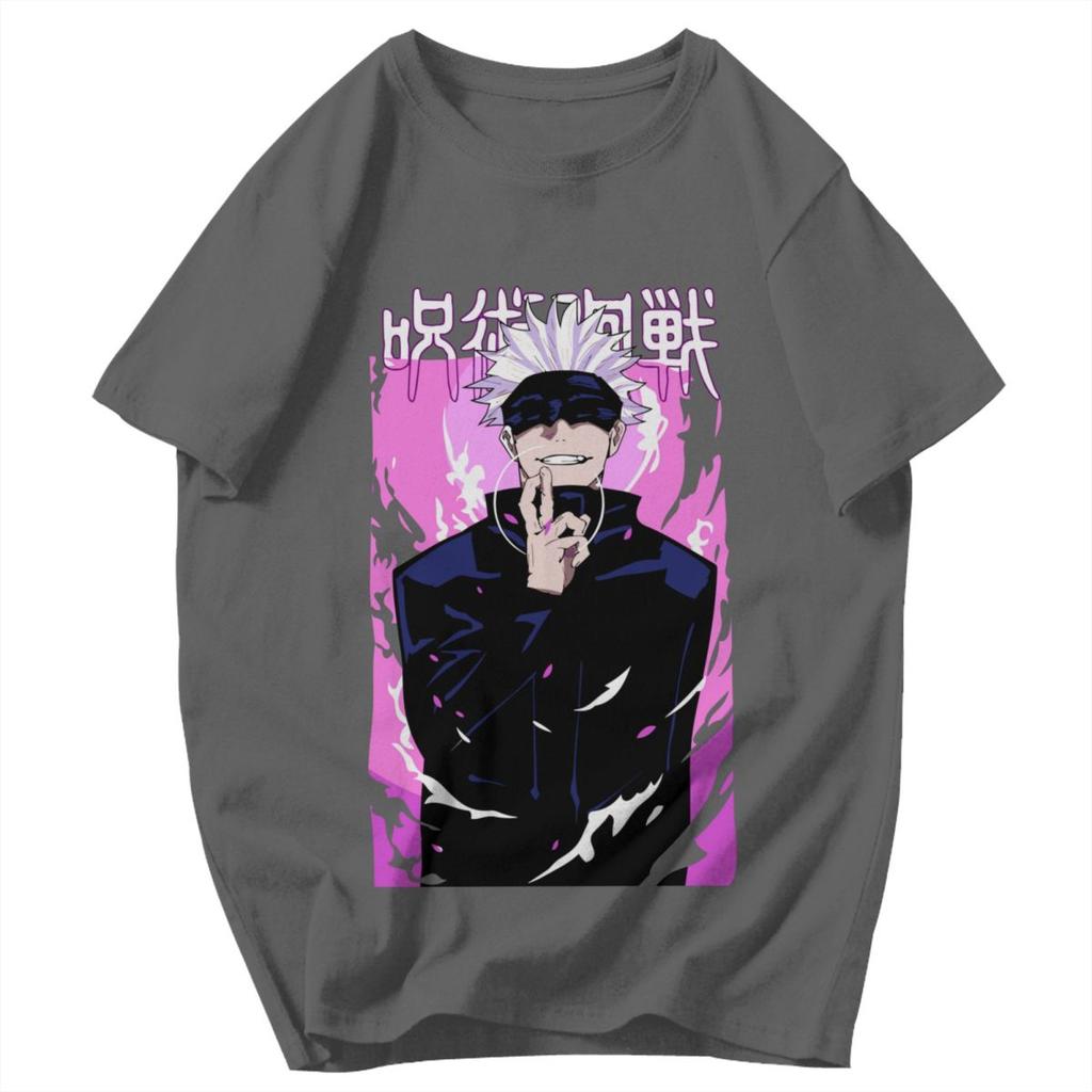 Men T Shirt Anime Jujutsu Kaisen Satoru Gojo Vintage Funny Gifts Y2K Graphic Anime Unisex Clothes T Shirts