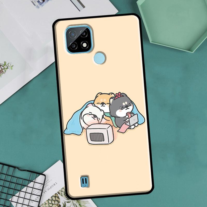 Cute Shiba Inu For OnePlus 10 Pro 9 Pro 8T 9R Nord2 Case For Realme 9 8 Pro 8i 9i C35 GT Neo 2 3 Master