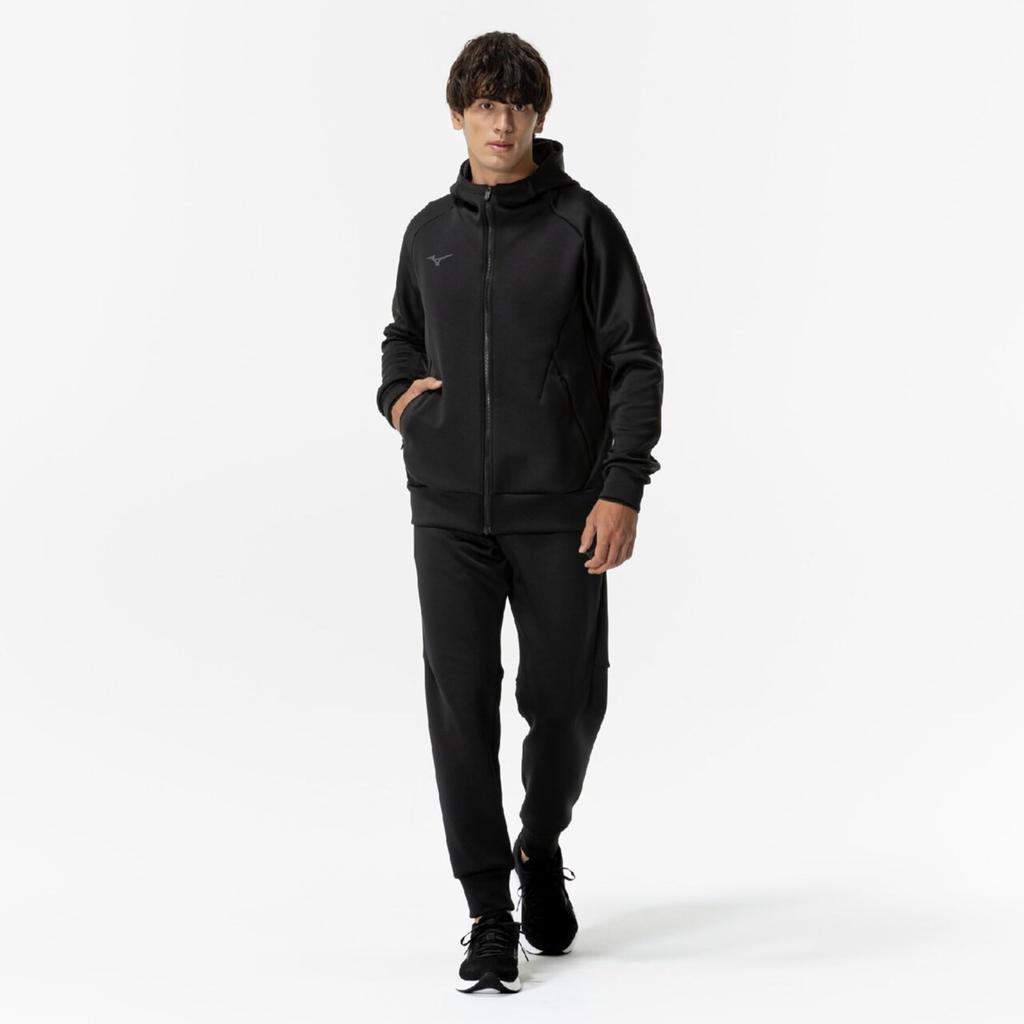 Training Stretch Sweat Size L Wear, Hoodie, Tracksuit, Sportswear, 32MCC050, Unisex, Black,