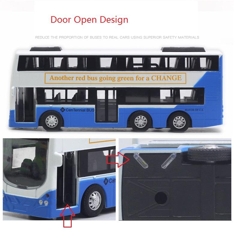 Модель двухэтажного автобуса в масштабе 1:90 — фото 2