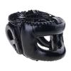 Full Face Kick Boxing Helmets PU Leather Training Sparring Headgear Helmets Martial Art Headgear Protector Enduring
