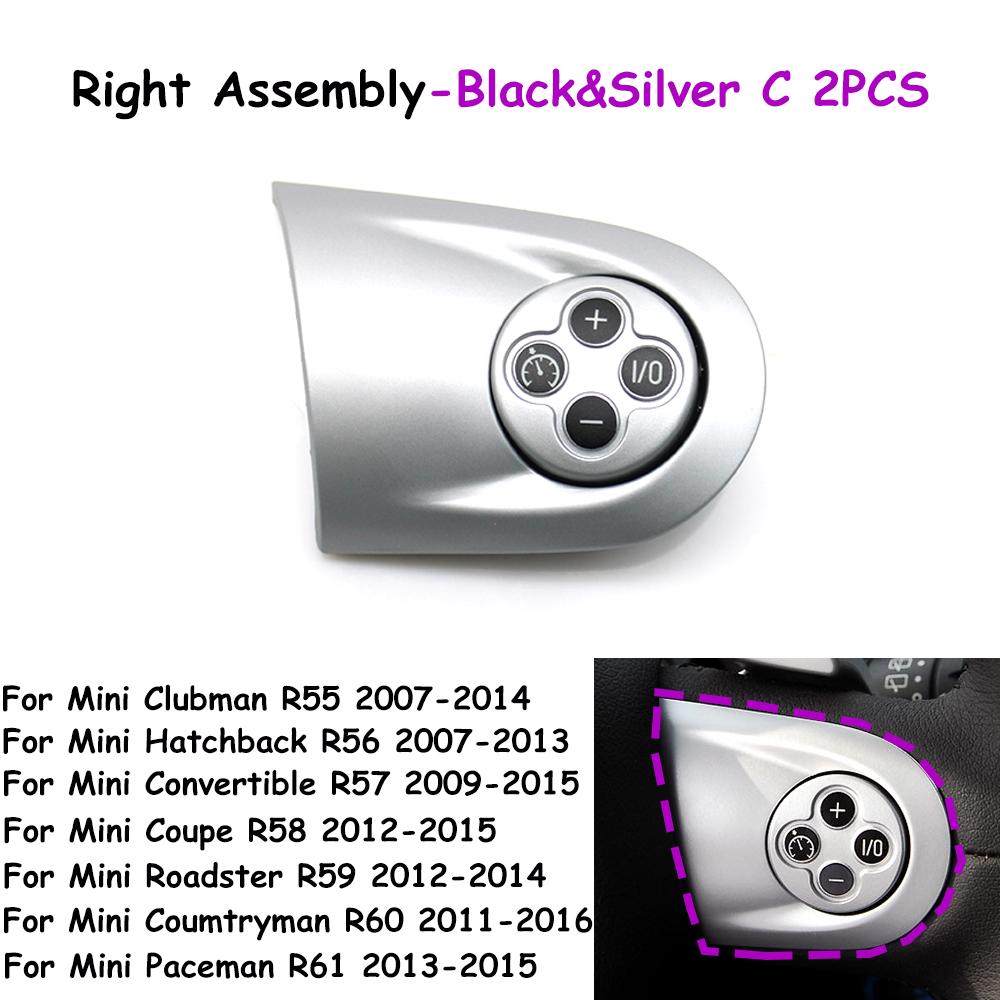 R55 R56 R57 R58 R59 R60 R61 Car Steering Wheel Multifunction Cruise Control Switch Button Assembly For BMW Mini Cooper Paceman