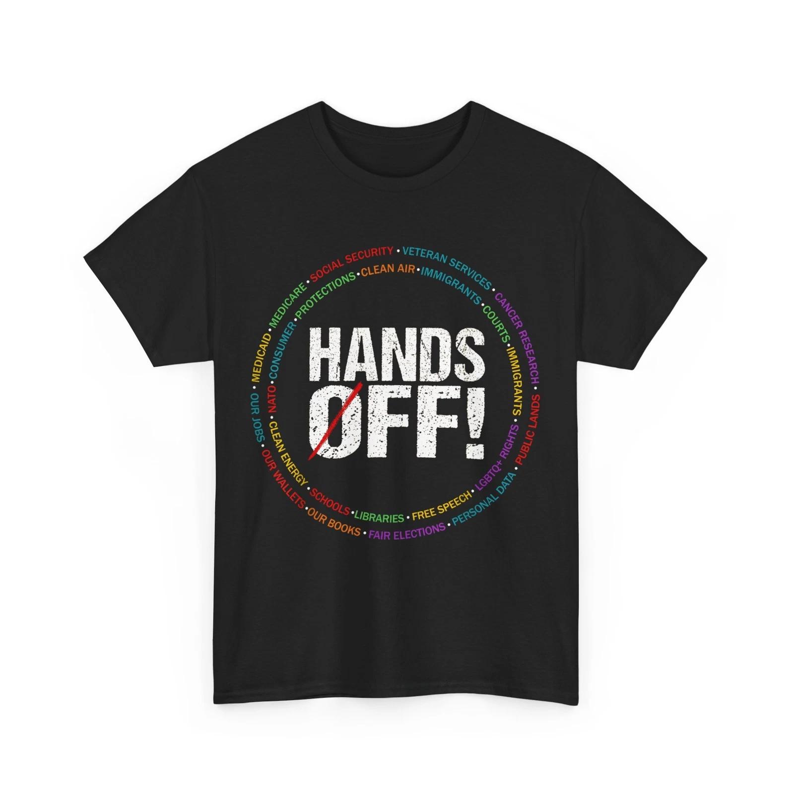 Hands Off Protest Social Security And Medicare Protest Vintage Shirt 2XL