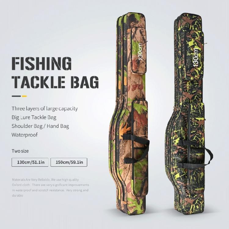 Outdoor Waterproof Tackle Storage Bag Rod Carry Organizers Fishing Rod Case Bag
