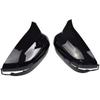 2Pcs Auto Helle Schwarz Seite Rückspiegel Abdeckung Ersatz Für BMW 4 5 7 Serie G30 G31 G38 g22 G11 G12 2016-2018 für