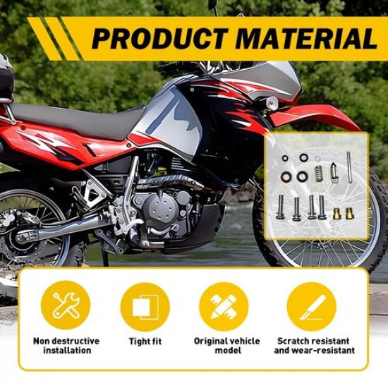 Carburetor Carb Repair Kit Rebuild Fit Kawasaki KLR650 KLR 650 1987-2018 2017