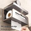 Baihan Suction Cup Wall-Mounted Toilet Paper Holder