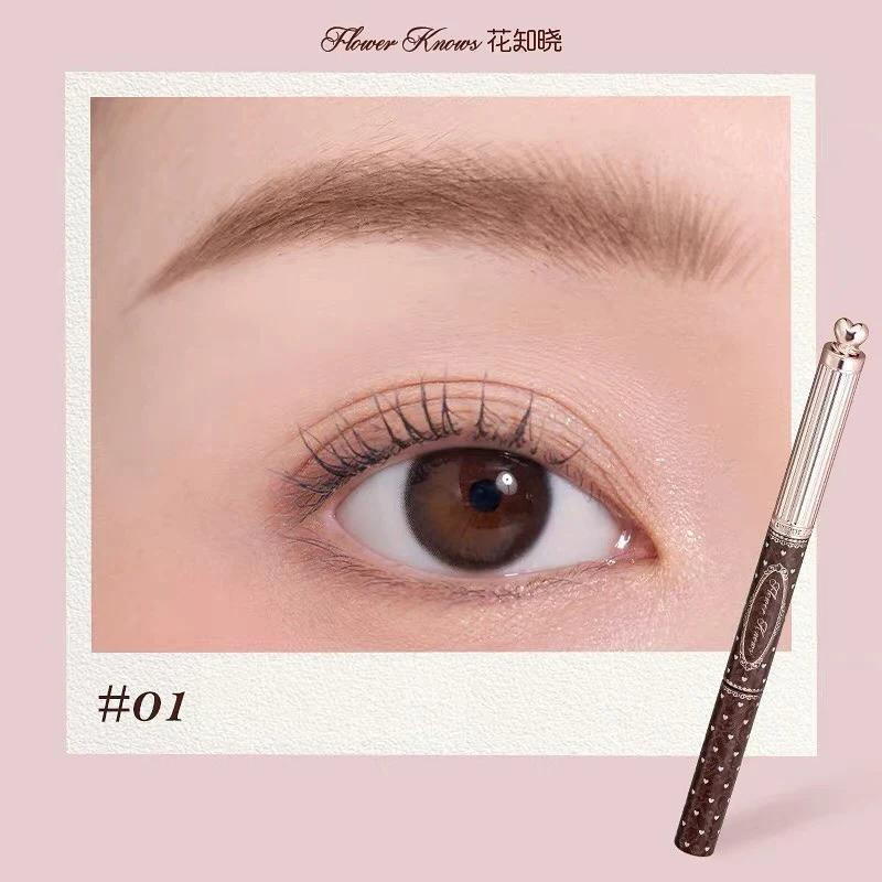 Flower Knows Sweetie Bear Dual Ended Brow Gel and Pencil Waterproof Long Lasting Smudge Proof Natural Eyebrow Makeup