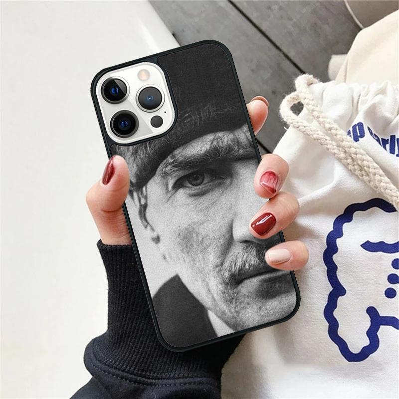 Turkey Mustafa Kemal Ataturk Phone Case For iPhone 17 Air 15 16 Cover  11 13 14 Pro Max 12 Plus Max Fundas