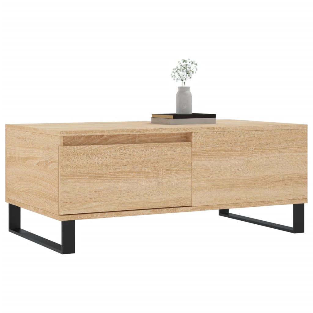 Coffee Table Sonoma Oak 90x50x36.5 cm Particleboard