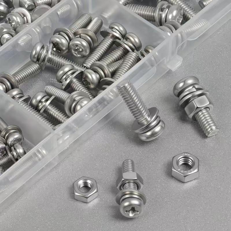 Hex Nuts And Bolt Set - 380 Pieces/120 Pieces, Durable M2 - M5 Metric Size, Universal Hardware Kit For Diy Projects And Repairs