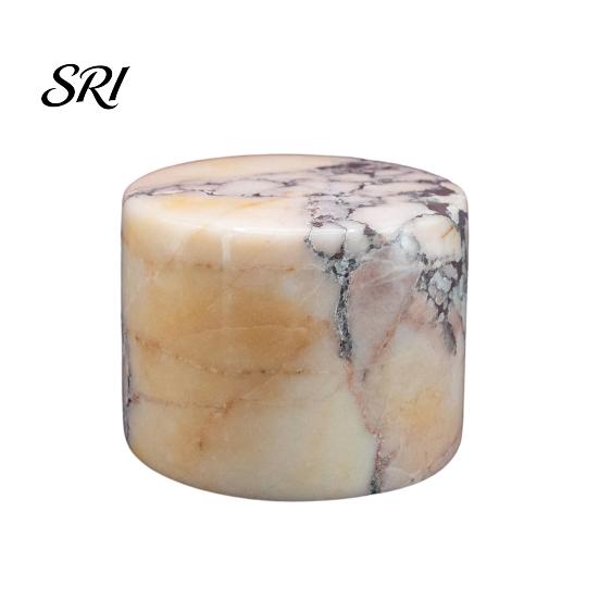 Pattern Marble Lamp Night Light Portable Touch Bedside Table Adjustable Lighting Modes LED Rechargeable Cordless Ambient for Bedroom Office Desk
