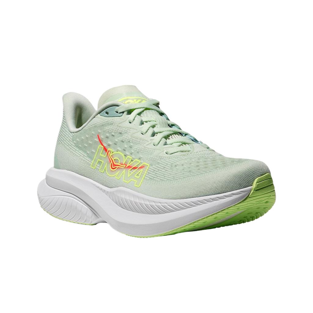 Hoka One One Mach 6 Round Toe Lace-Up Comfortable Shock Absorption Support Rebound Low-Top Running Shoes Women Running Shoes 1147810-SSSG