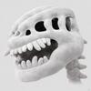 Halloween Dinosaur Skeleton Spine Costume Cosplay Outfit for Men Women Events