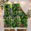 Lifelike Artificial Plant Wall Panel Plastic Simulation Lawn Panels  Indoor Outdoor Use
