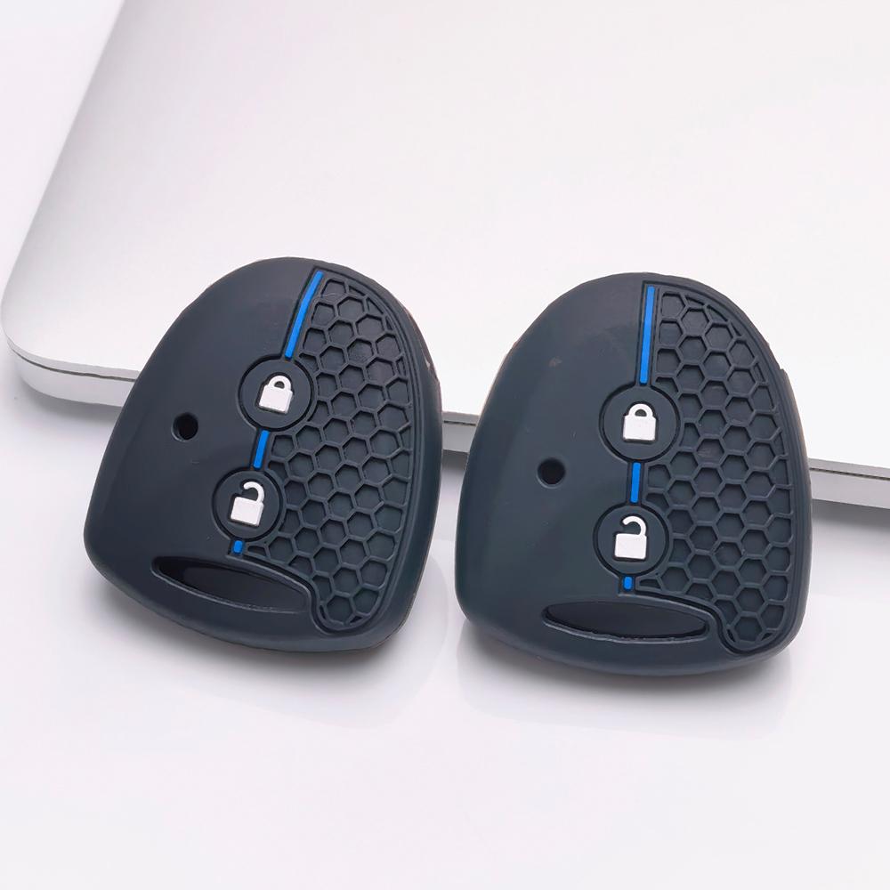 Key Cover for Toyota Hilux Yaris Corolla Rav4 Vigo Vitz Echo Classic with Keychain Anti-Scratch Guard Shockproof Protection Soft Grip Texture