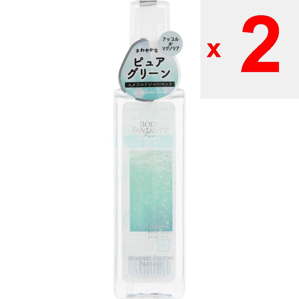 Body Fantasy Pure Body Spray Emerald Sorbet 59ml Inne (sprawdź zamki, przyrządy do czyszczenia języka itp.) Pielęgnacja ciała Body Fantasy Body Spray można stosować na wiele sposobów
