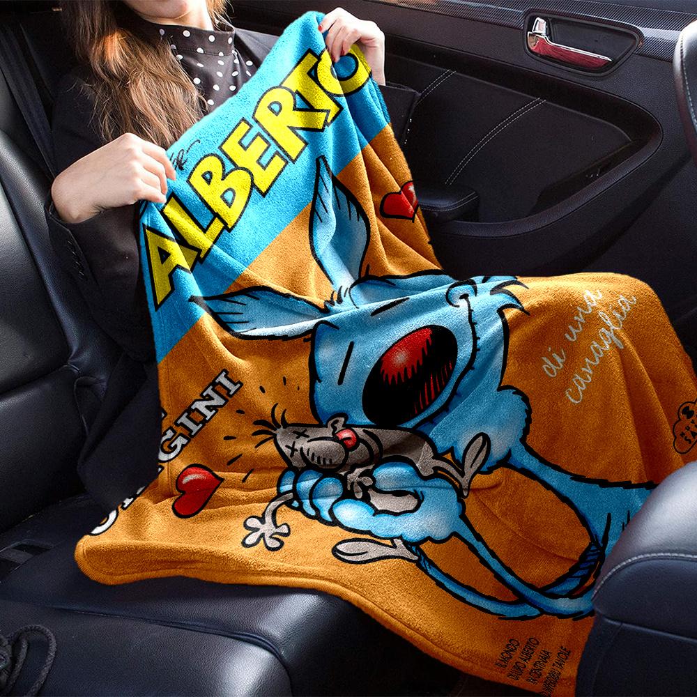 Lupo Alberto Blanket, High quality Comfortable for All Seasons, Home Decor, Warmth and Comfort