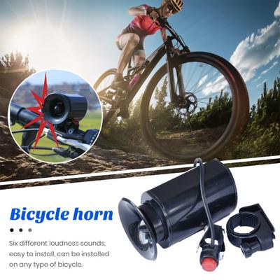 Ultra-loud Electronic Bicycle Bell Waterproof Compact Size Universal Simple Installation Alarm Bell Bike Horn Accessory