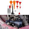 Stem Funnel For Car Engine Oil Fuel Filling Plastic Tool Motorcycle Anti Splash Long Oil Funnel Auto Accessories