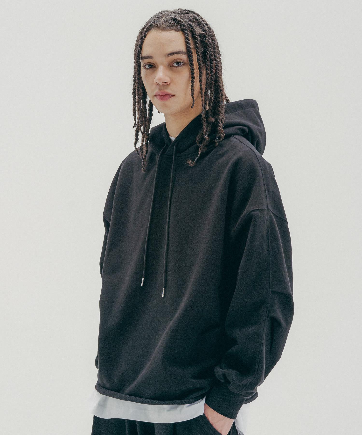 Ps Shopper Small Logo Washed Cut Hoodie [Black] M