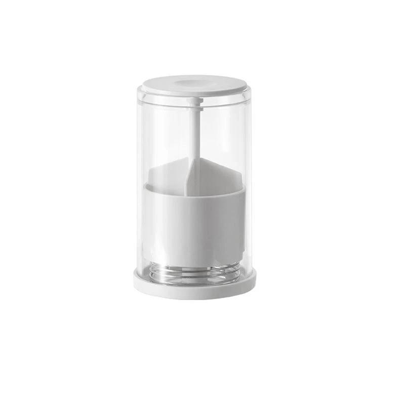 

Cotton Swab Box Living Room Restaurant Household Creative Toothpick Storage Tools Press Type Automatic Springcap Toothpick Box белый