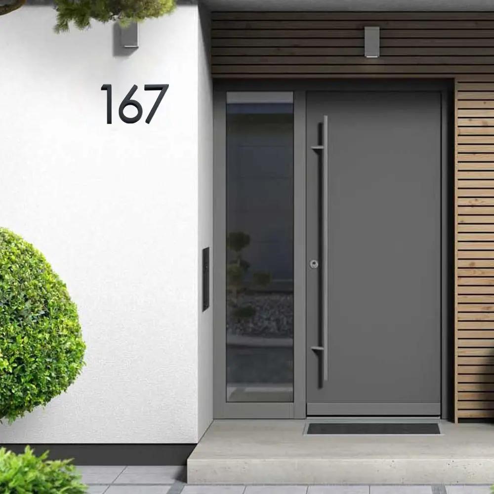 4inch/10cm Durable ABS Acrylic For Home Mailbox Hotel Address Number Plate Sign Numeral Tag 0 To 9 Door Label