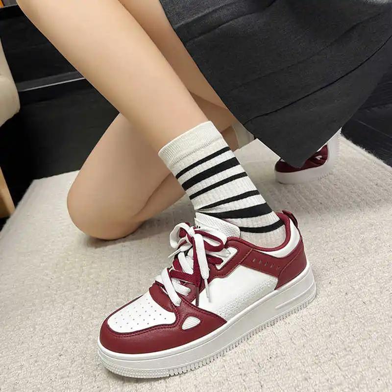 Fashion Playform All Terrain Black Shoes For Women Sneakers Woven Luxury Woman Sneakers Baskette For Women Sports Top Grade Choes