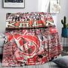 1. FC Köln Players Printed Flannel Blanket, Soft Throw for Bedroom Sofa, Washable, Fan Merchandise, Great Gift.