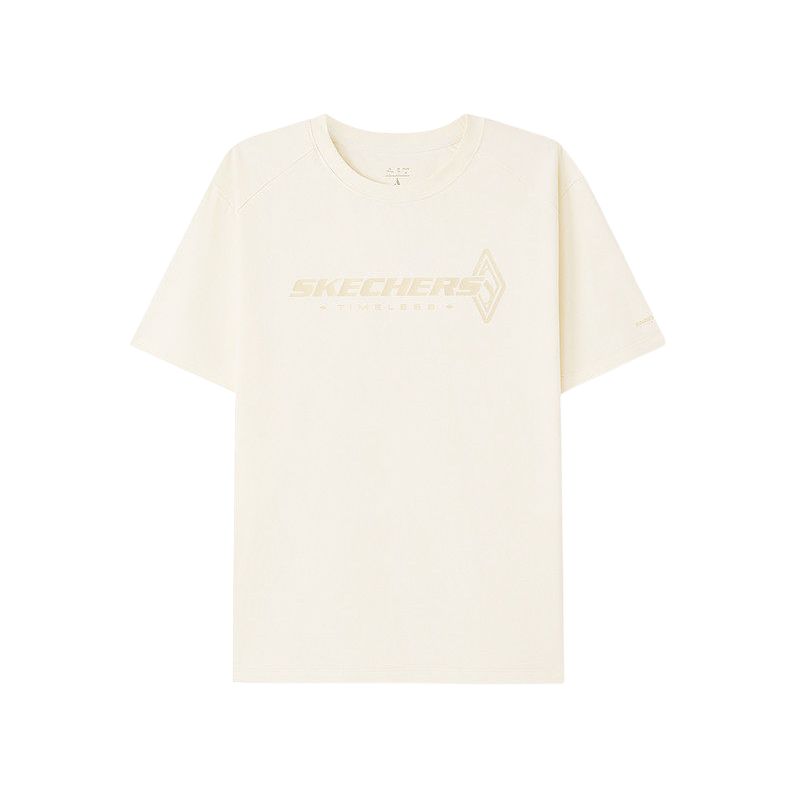 Skechers Классическая серия Удобная Влагоотводящая Вязаная Круглый вырез Короткий рукав Быстросохнущая Футболка Мужские топы L226M035-008D S