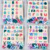 Wooden Number And Letter Shape Recognition Board For Toddlers Educational Toy