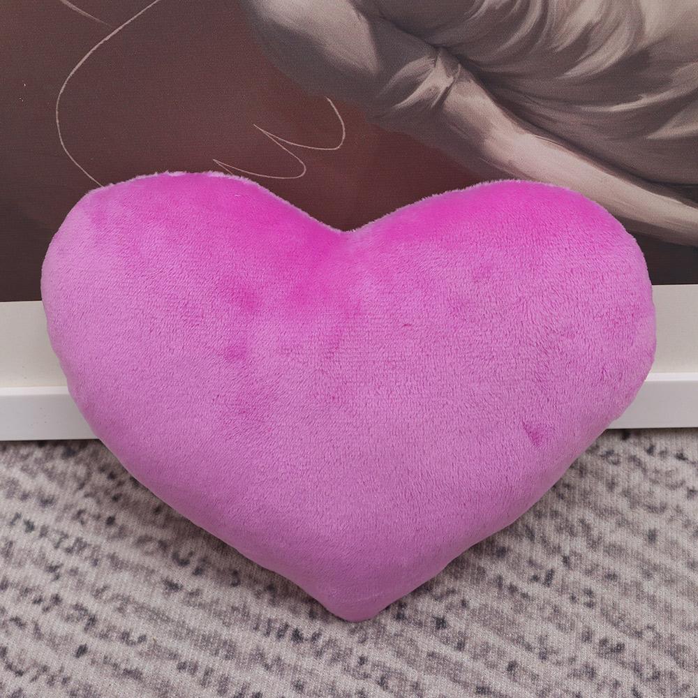 Pink Color for Birthday Valentines Day Heart Pillow Heart Shape Soft Pillow Pillow