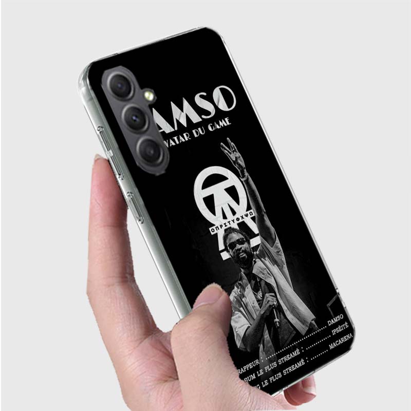 Damso Rapper Phone Case for Samsung A16 A26 A36 A56 A17 A37 A57 A07 A06 A02S A03 A04S A05S Galaxy Note 20 10 A50S A71 A51 A31 A3