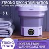 8L Draagbare Opvouwbare Wasmachine Emmer voor Kleding Sokken Ondergoed Kleine Reiswasmachine