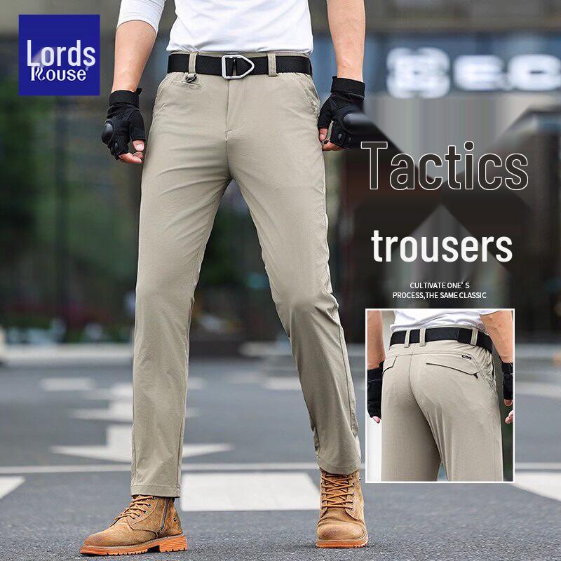 Luozi Men s Quick-Dry Straight Fit Outdoor Casual Pants 33